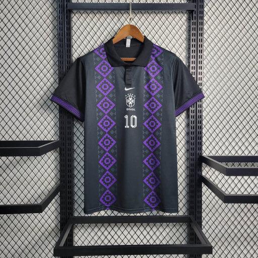 Maillot Concept Brésil Le 12 -ème Maillot, maillot de football avec couleurs vives et logo du Brésil, vue de face.