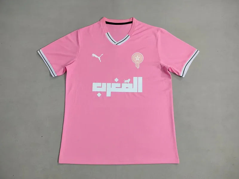 Maillot Maroc concept 2025-26 de la marque Le 12 -ème Maillot, vue de face avec design sportif et couleurs nationales marocaines