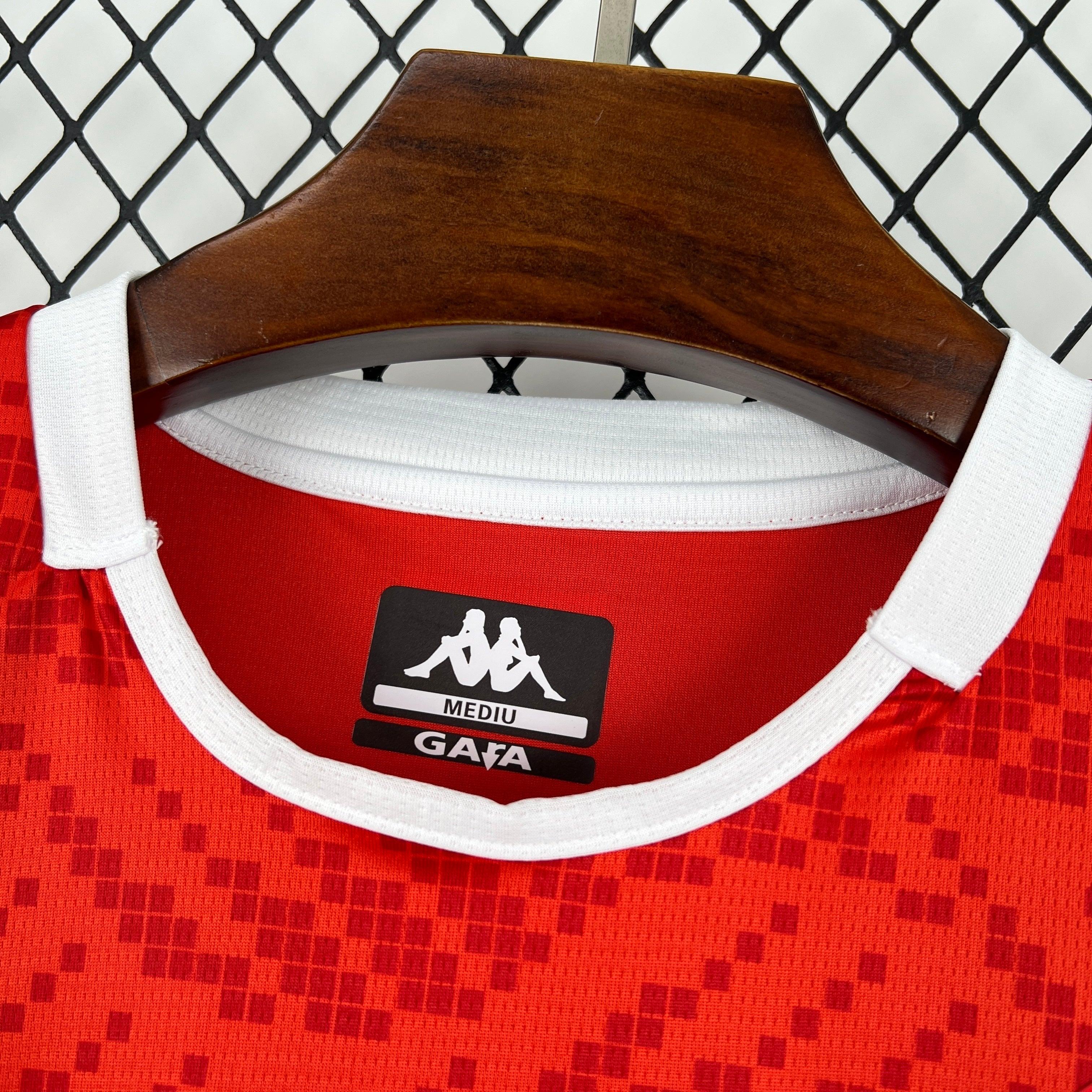 Maillot Tunisie Coupe du Monde 2026 Le 12 -ème Maillot, maillot de football avec couleurs nationales et logo officiel.