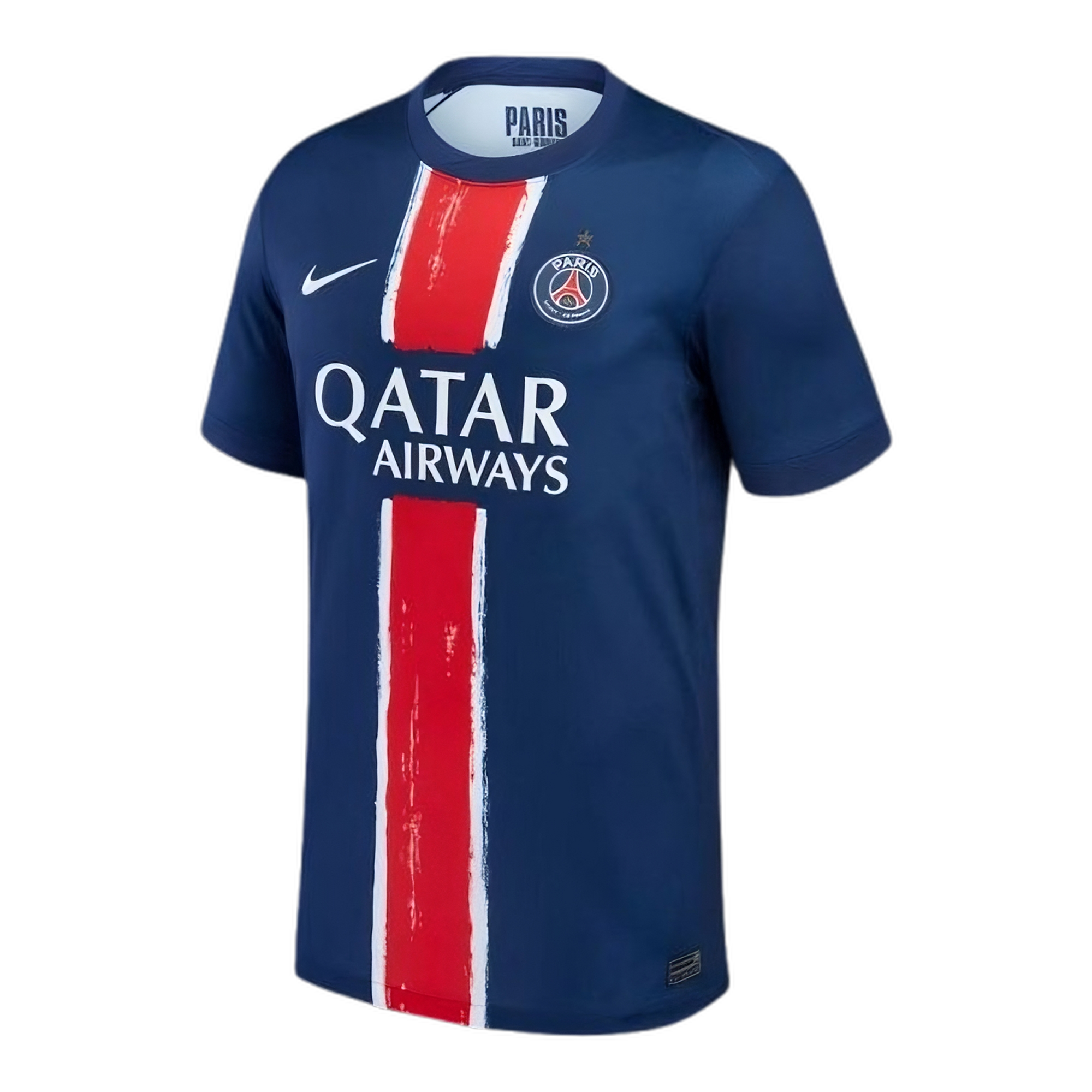 Maillot 24/25 PSG Champions Le 12 -ème Maillot, maillot de football avec logo PSG et design de la saison 2024-2025.
