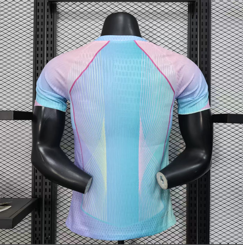 Maillot Barcelone Spécial blue player A de Le 12 -ème Maillot, maillot de football pour 25/26 ans, vue de face.